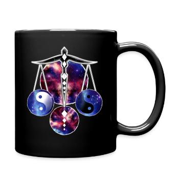 Libra - Libra Zodiac Colorful - Full Colour Mug - black - Right