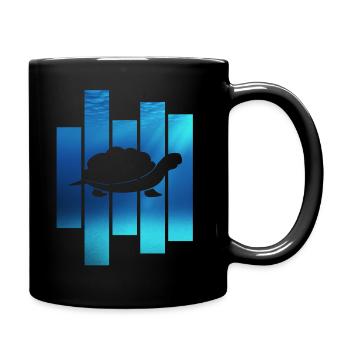 Turtle Turtle - Full Colour Mug - black - Right