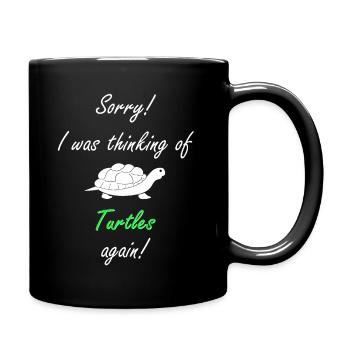 Turtle Turtle - Full Colour Mug - black - Right