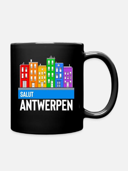 Antwerpen - Mug uni - noir