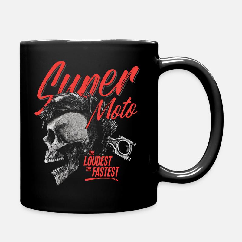 Supermoto - Tasse einfarbig - Schwarz