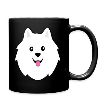 Samoyed - Full Colour Mug - black - Right