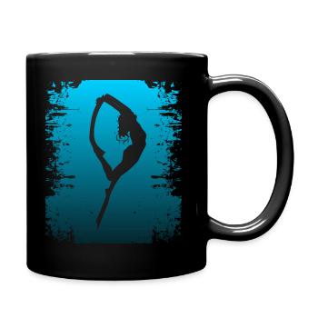 Plongeur plongeur plongée d’apnée - Mug uni - noir - Droite