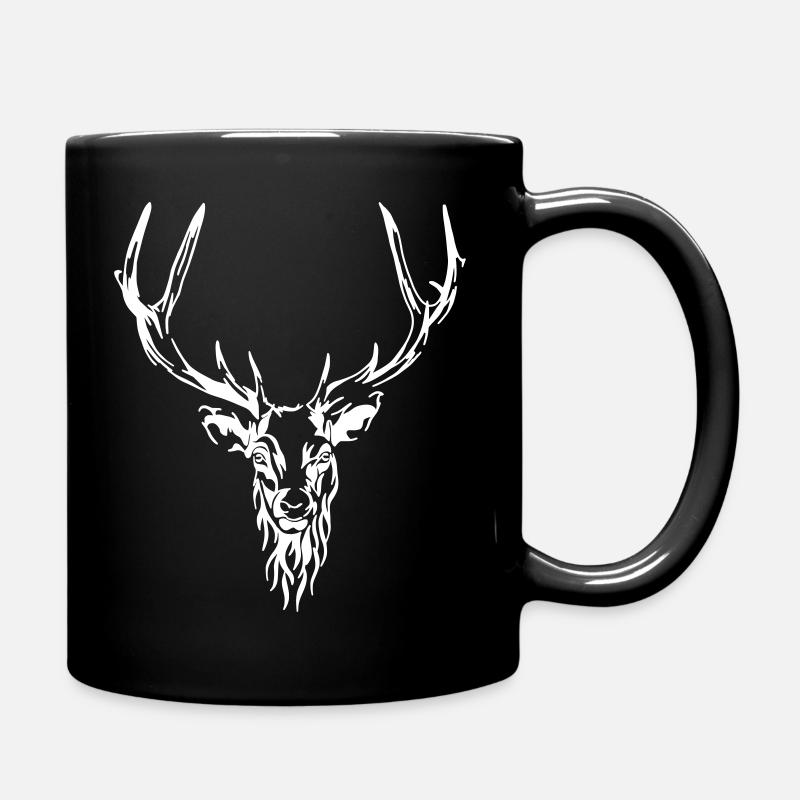stag - Full Colour Mug - black