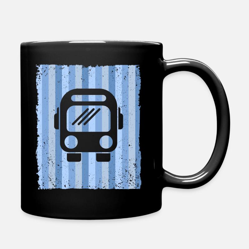 Bus Busfahrer Schulbus Autobus - Tasse einfarbig - Schwarz