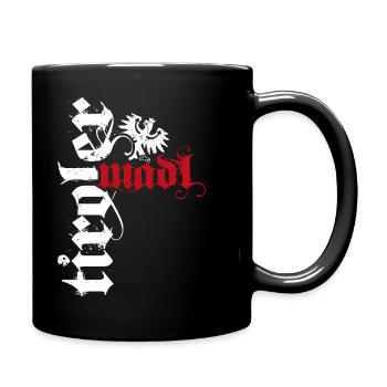 Tiroler Madl - Tasse einfarbig - Schwarz - Rechts