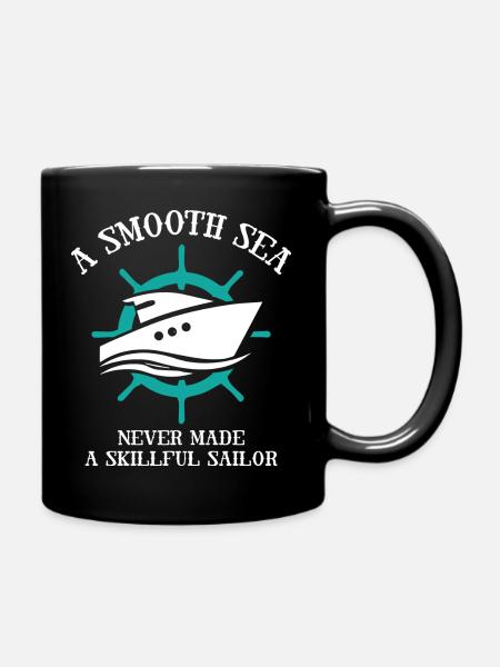 Smooth Sea Sailor - Tasse einfarbig - Schwarz