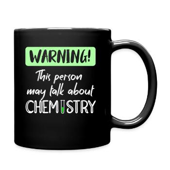 Chemiker - Tasse einfarbig - Schwarz - Rechts