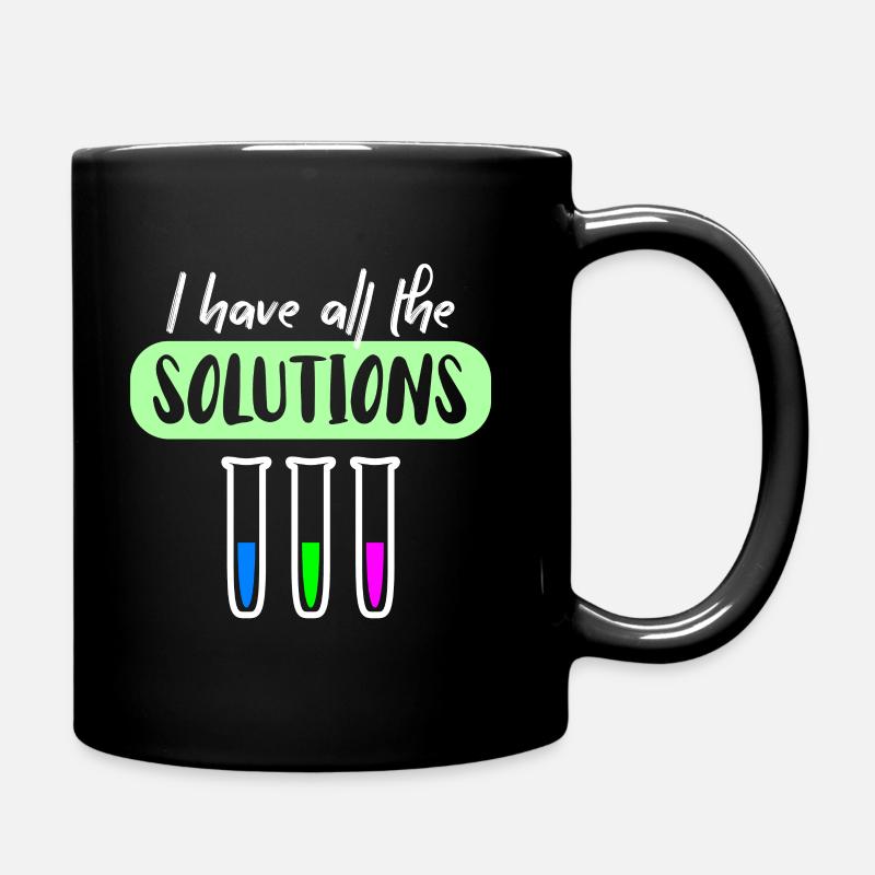 Chemiker - Tasse einfarbig - Schwarz