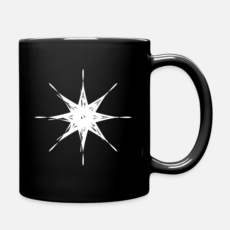 Supernova / STAR / White / Art - Full Colour Mug - black