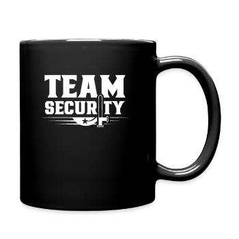 Team Security Security Security Security Guard - Full Colour Mug - black - Right
