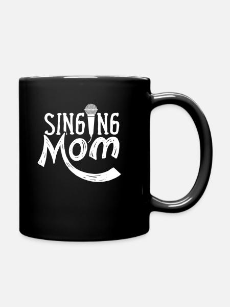 Chanteuse Maman Chant Chant chant chanteur - Mug uni - noir