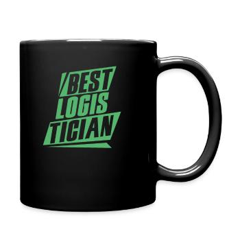 Bester Logistiker Logistik Logistikerin Spedition - Tasse einfarbig - Schwarz - Rechts