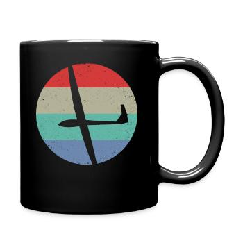 Glider Glider Gliding Glider - Full Colour Mug - black - Right