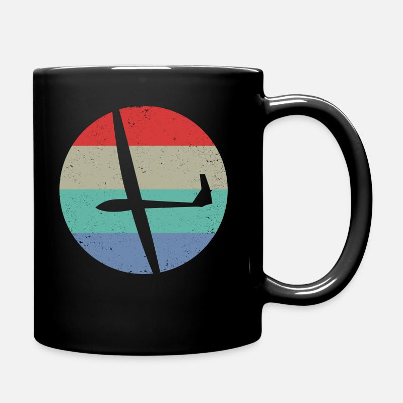 Glider Glider Gliding Glider - Full Colour Mug - black
