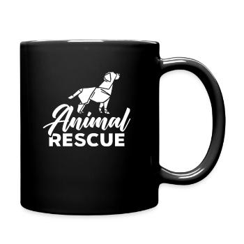 Protection des animaux Animaux Sauveteurs Animaux Sauveteurs - Mug uni - noir - Droite