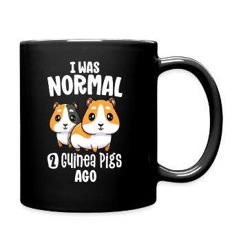 I Was Normal 2 Guinea Pigs Ago Furry Potato Lover - Full Colour Mug - black - Right