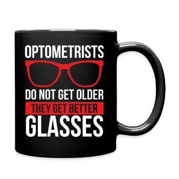 Optician Sunglasses Eyeglass Whisperer Optometry - Mug uni - noir - Droite