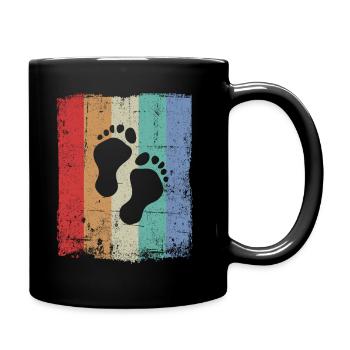Soins des pieds Pédicure Podologue Salon de manucure cadeau - Mug uni - noir - Droite