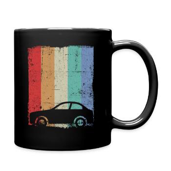 Automobilkaufmann Auto Verkäufer Automobil - Tasse einfarbig - Schwarz - Rechts