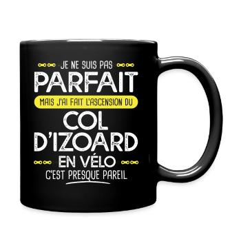 pas parfait ascension col d'izoard vélo cyclisme - Mug uni - noir - Droite
