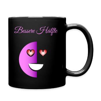 Meilleure moitié - T-shirt partenaire - Femme - Mug uni - noir - Droite