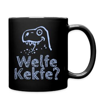 Welfe Kekfe - Tasse einfarbig - Schwarz - Rechts