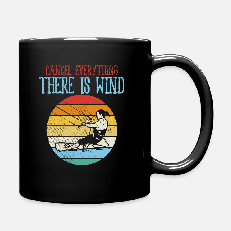 Kitesurf - Mug uni - noir