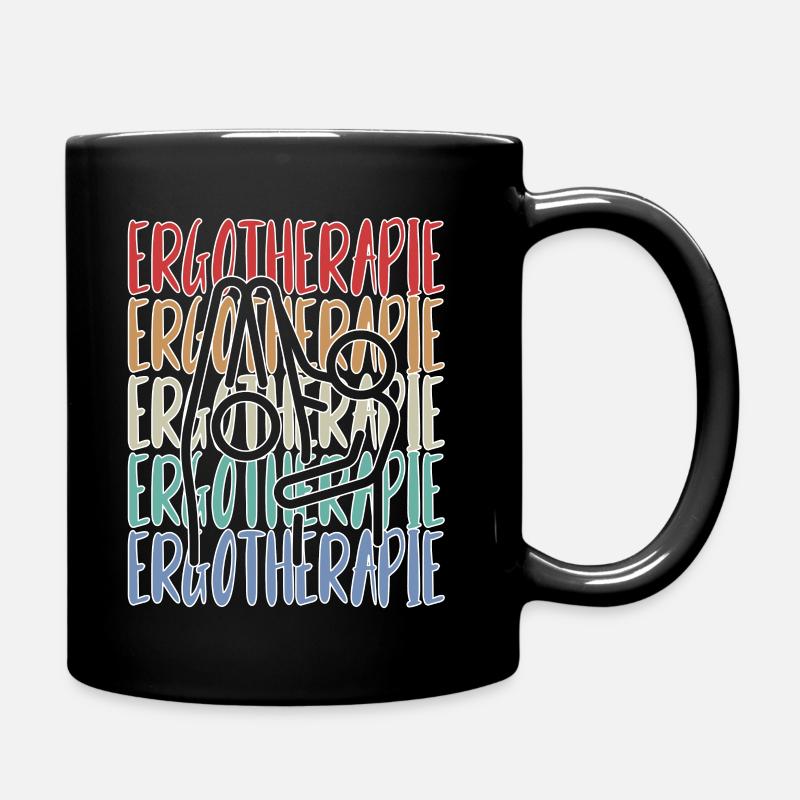 ERGOTHERAPEUTIN ERGOTHERAPIE - Tasse einfarbig - Schwarz