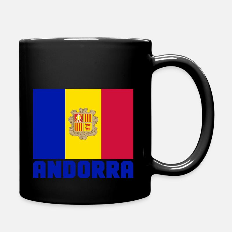 Andorra - Tasse einfarbig - Schwarz