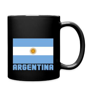 Argentine - Mug uni - noir - Droite