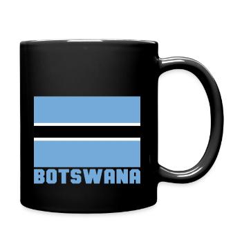 Botswana - Tasse einfarbig - Schwarz - Rechts
