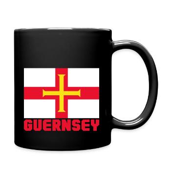 Guernsey - Full Colour Mug - black - Right