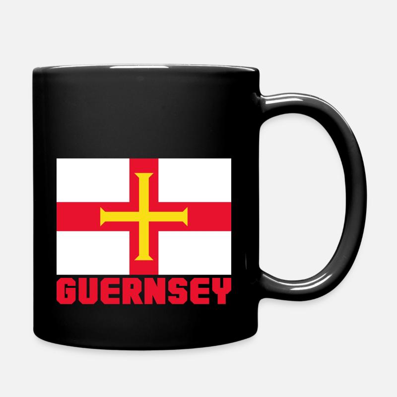 Guernsey - Full Colour Mug - black