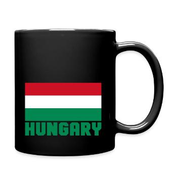 Hongrie - Mug uni - noir - Droite