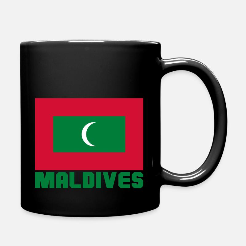 Malediven - Tasse einfarbig - Schwarz