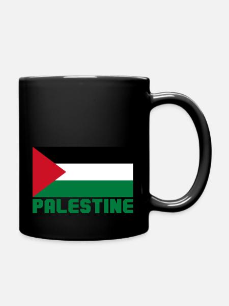 Palästina - Tasse einfarbig - Schwarz
