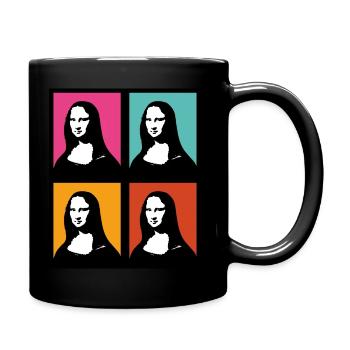 Mona Lisa Colors - Tasse einfarbig - Schwarz - Rechts