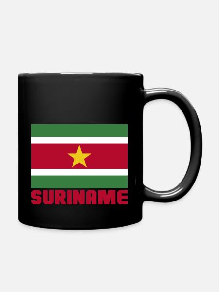 Suriname - Tasse einfarbig - Schwarz