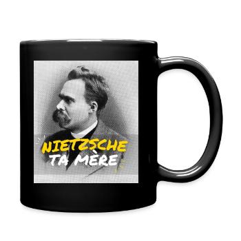 Nietzsche ta mère - Mug uni - noir - Droite