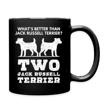 Jack Russel Terrier Dog Lover Dog Owner - Full Colour Mug - black - Right