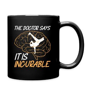 Breakdance Breakdancer Hip Hop Geschenk - Tasse einfarbig - Schwarz - Rechts