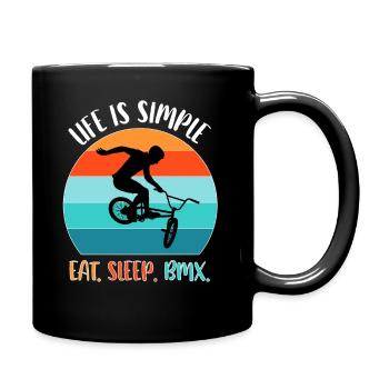 BMX - Full Colour Mug - black - Right