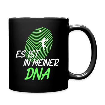 Faustball Faustballer Faustballspieler - Tasse einfarbig - Schwarz - Rechts
