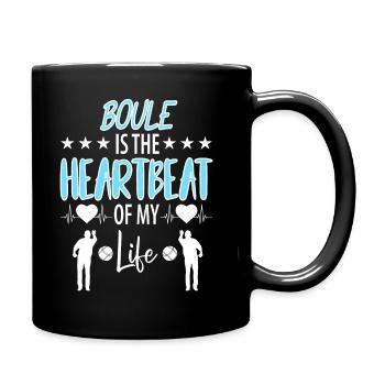 Pétanque de boule Boccia Boules - Mug uni - noir - Droite