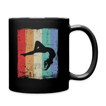 Gymnaste Handstand gymnastique gymnastique gymnastique - Mug uni - noir - Droite