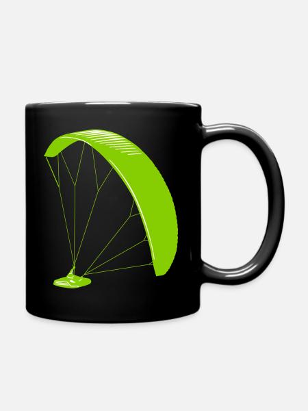 Parapente au soleil - Mug uni - noir