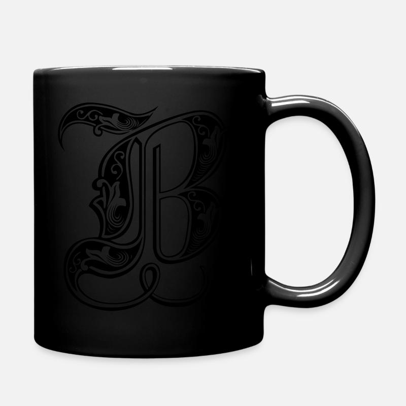 B - Tasse einfarbig - Schwarz