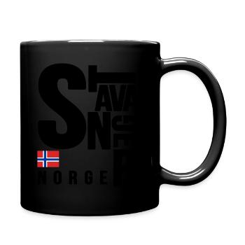 Stavanger Norvège - Mug uni - noir - Droite