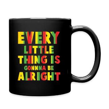 Reggae - Mug uni - noir - Droite